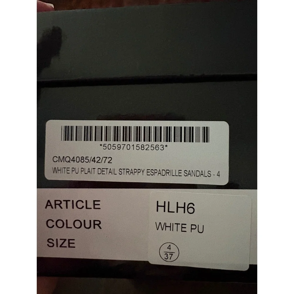 PrettyLittleThing white pu