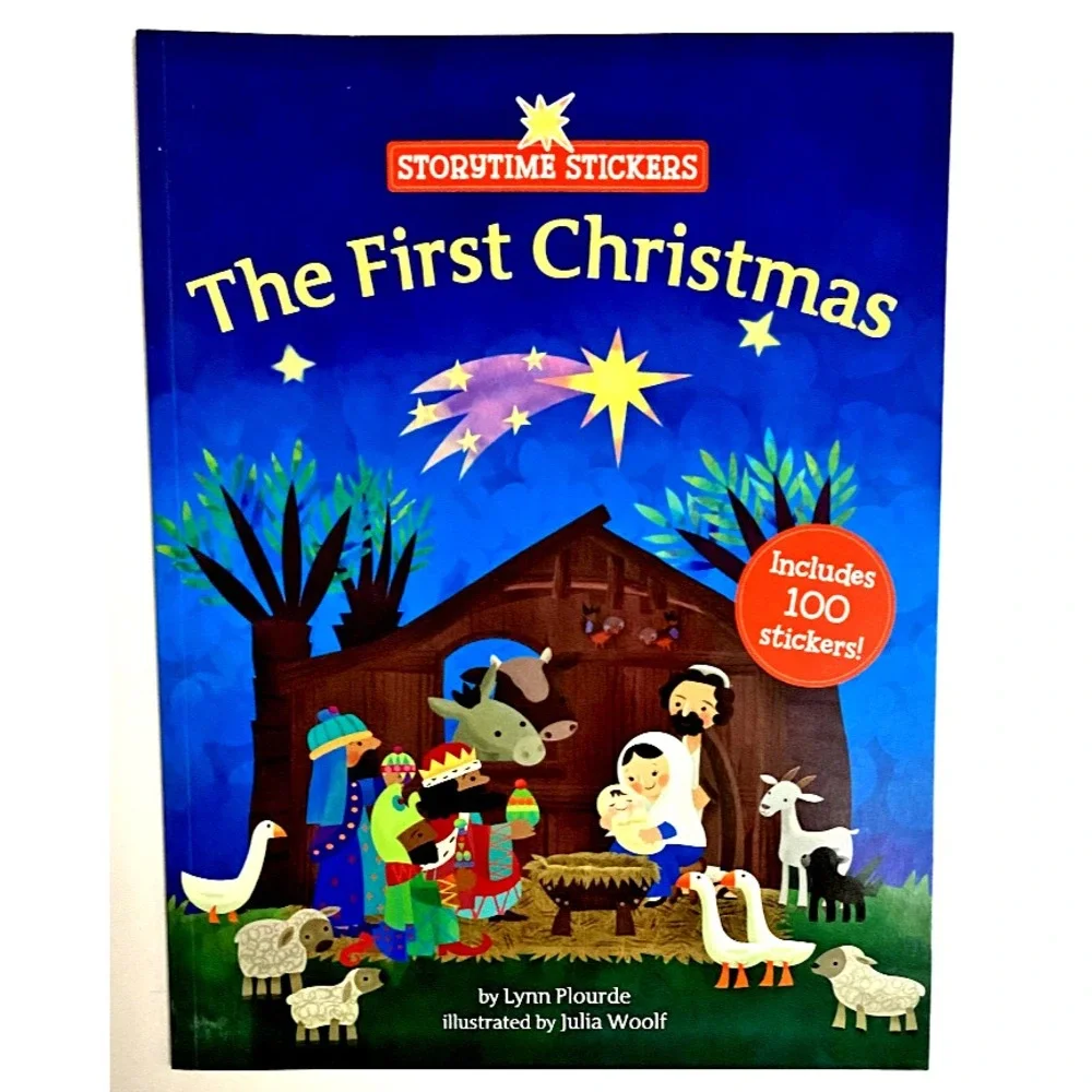 Storytime Stickers 2011 THE FIRST CHRISTMAS Sticker Book‎ Includes 100 Stickers!