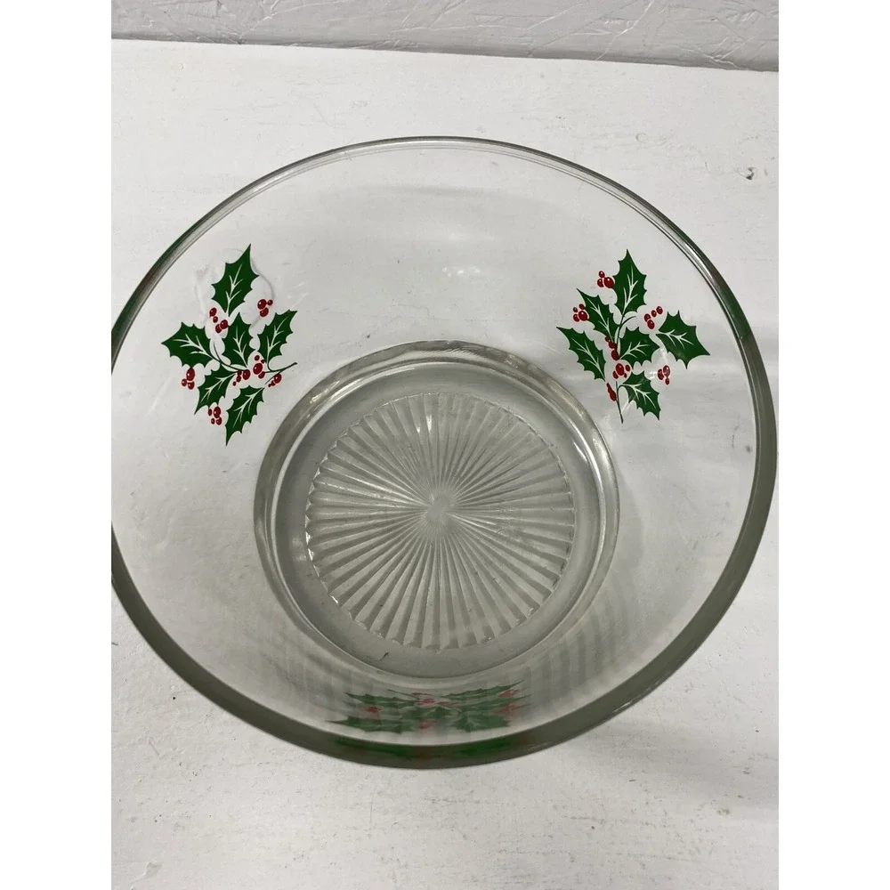 Indiana Glass holly glass