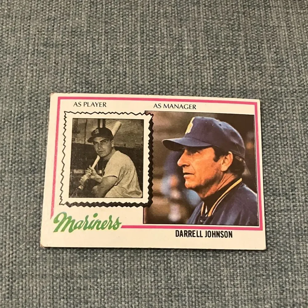 1978 Topps Seattle Mariners Baseball Card Trading Card