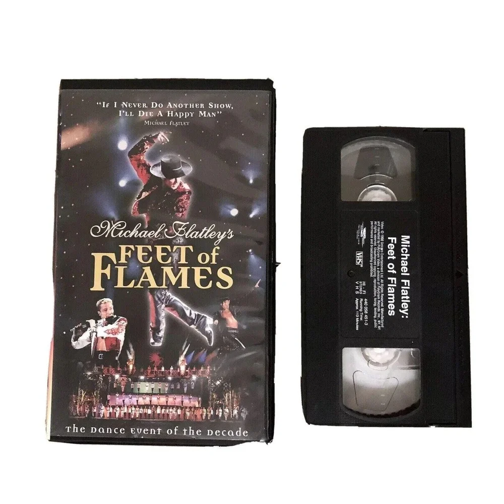 Michael Flatley's Feet‎ Of Flames (VHS, 1998, Clamshell) Dance Musical Movie