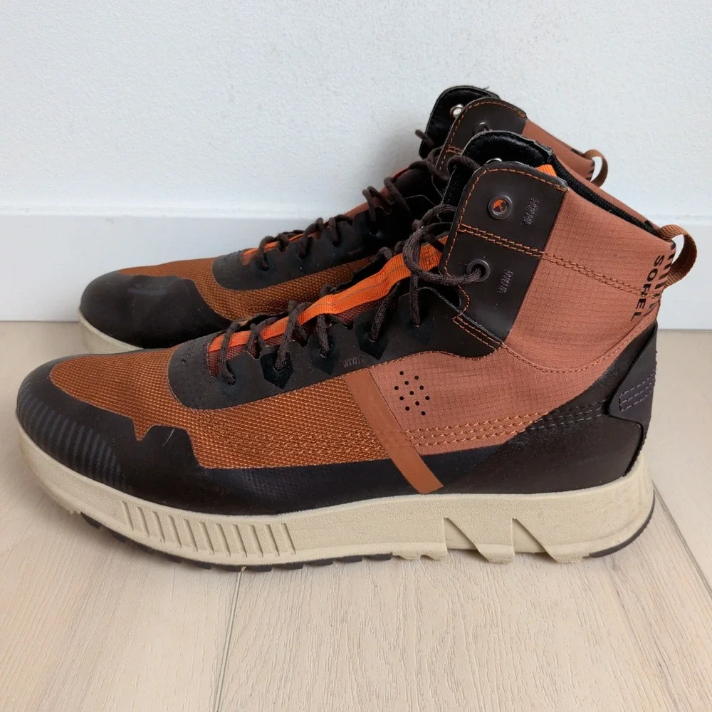 Sorel Mac Hill Lite Rush Waterproof Sneaker Boot‎ Hybrid Mens 14 Shoes Brown