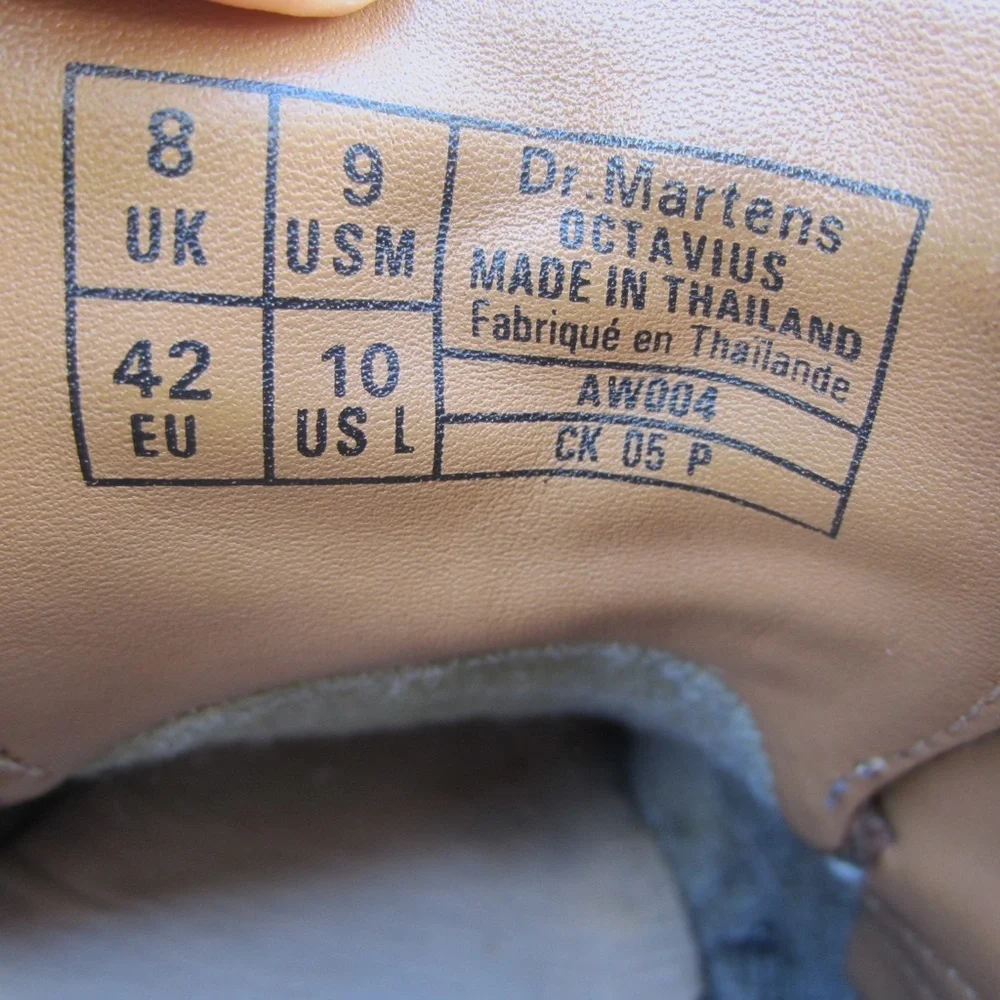 Dr. Martens Octavius Brown Lace‎ Up Shoes Men's US 9 Women'sUS size 10 Classic