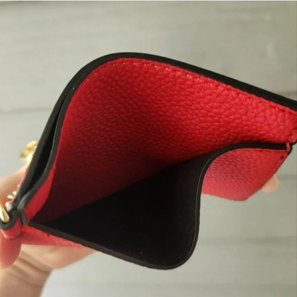 Nanette‎ Lepore Red and Gold Key Card Holder