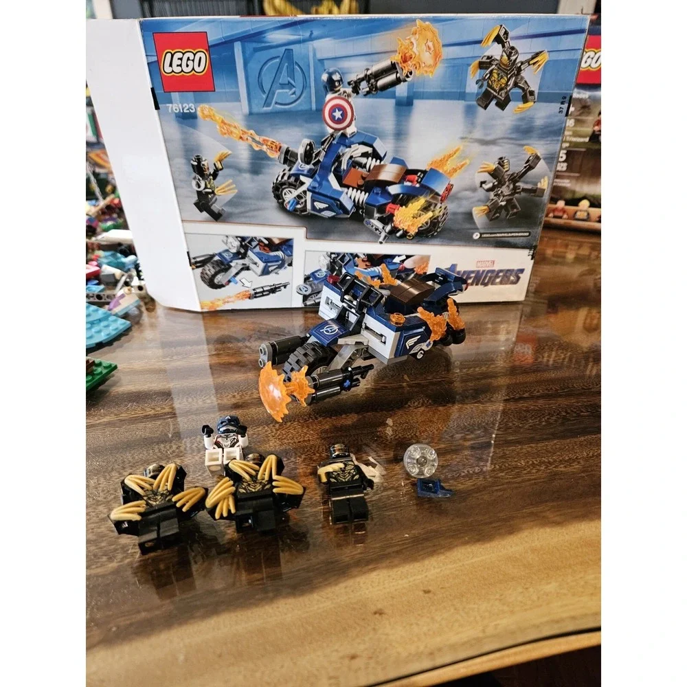 Lego 76123 Marvel Avengers Captain America:‎ Outriders Attack No Instructions