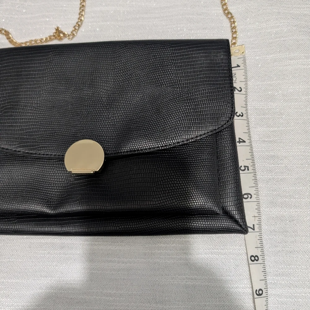 Primark black faux