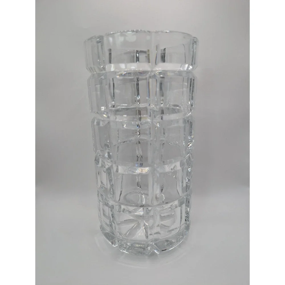 BLOCK Crystal Large Geometric Vase 10