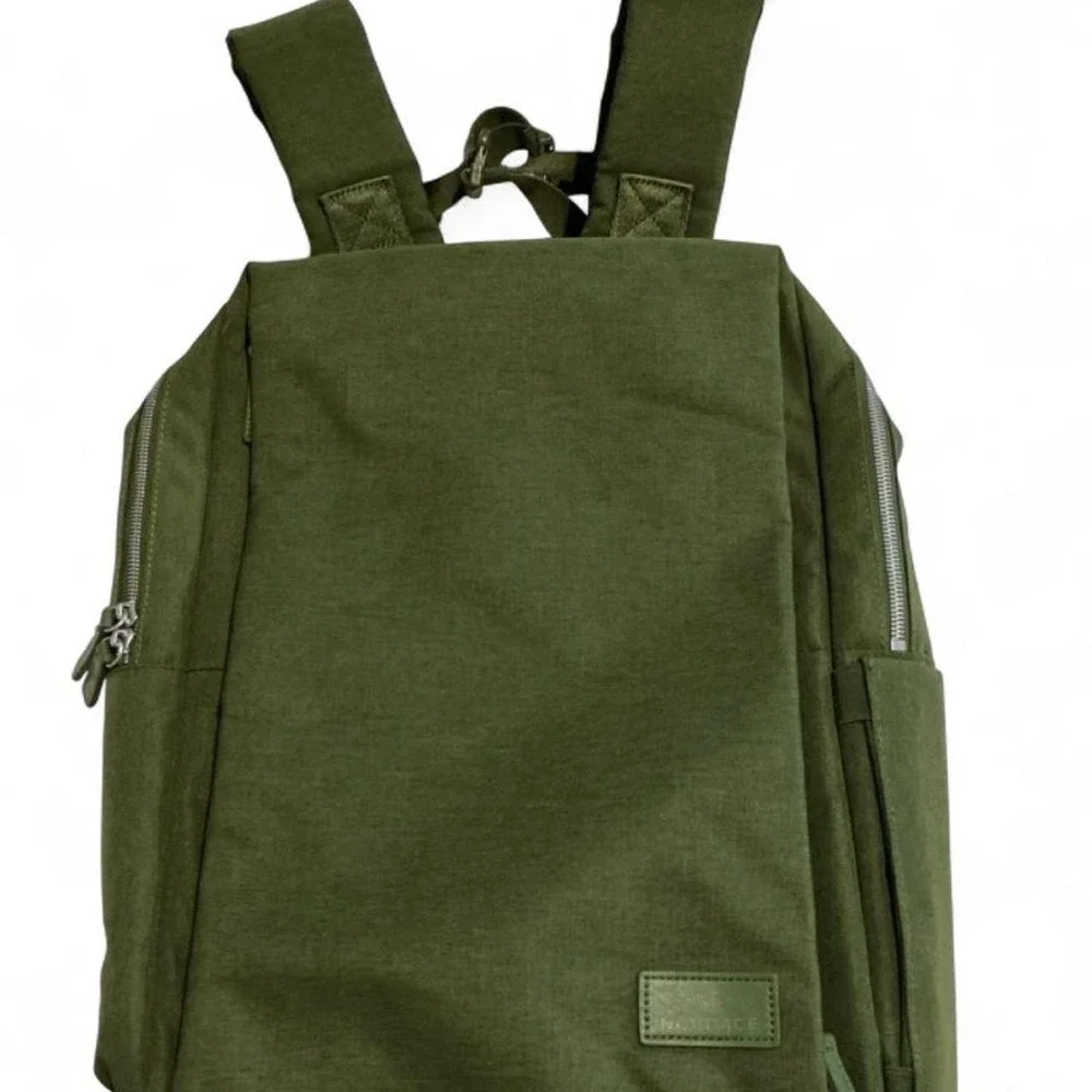 Nordace Siena Smart Backpack Unisex‎ OS Olive Green Excellent USB Laptop Travel