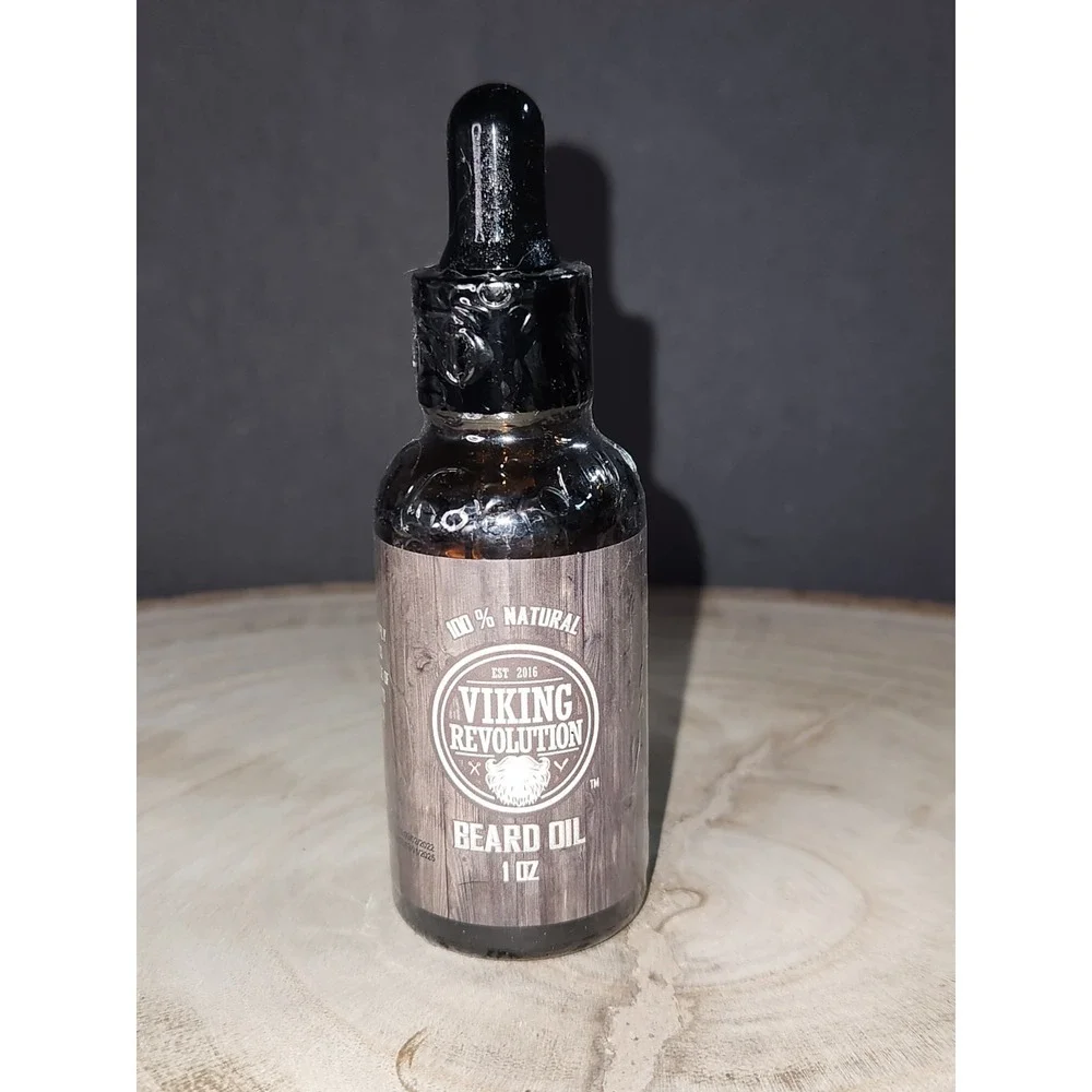 Viking Revolution Unscented Beard Oil‎ for Men - 1 Fl Oz (Pack of 1)~NEW/SEALED