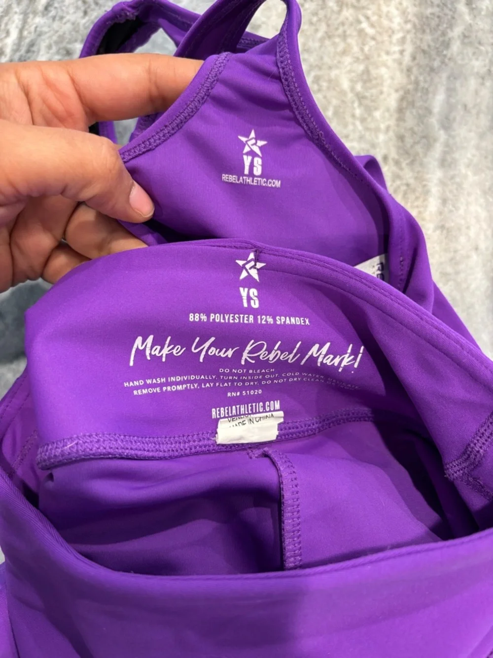 Rebel Athletic comfortable purple