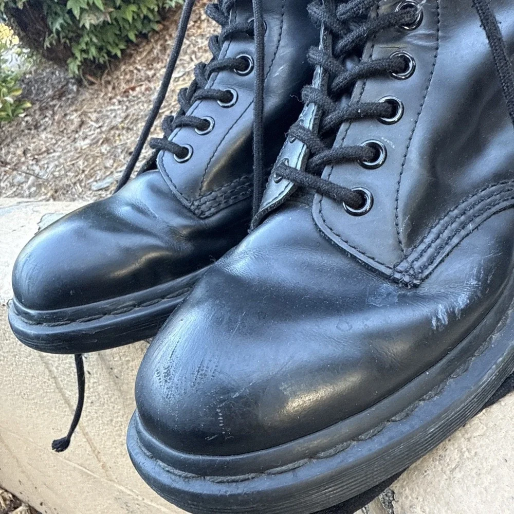 Dr. Martens has scratches