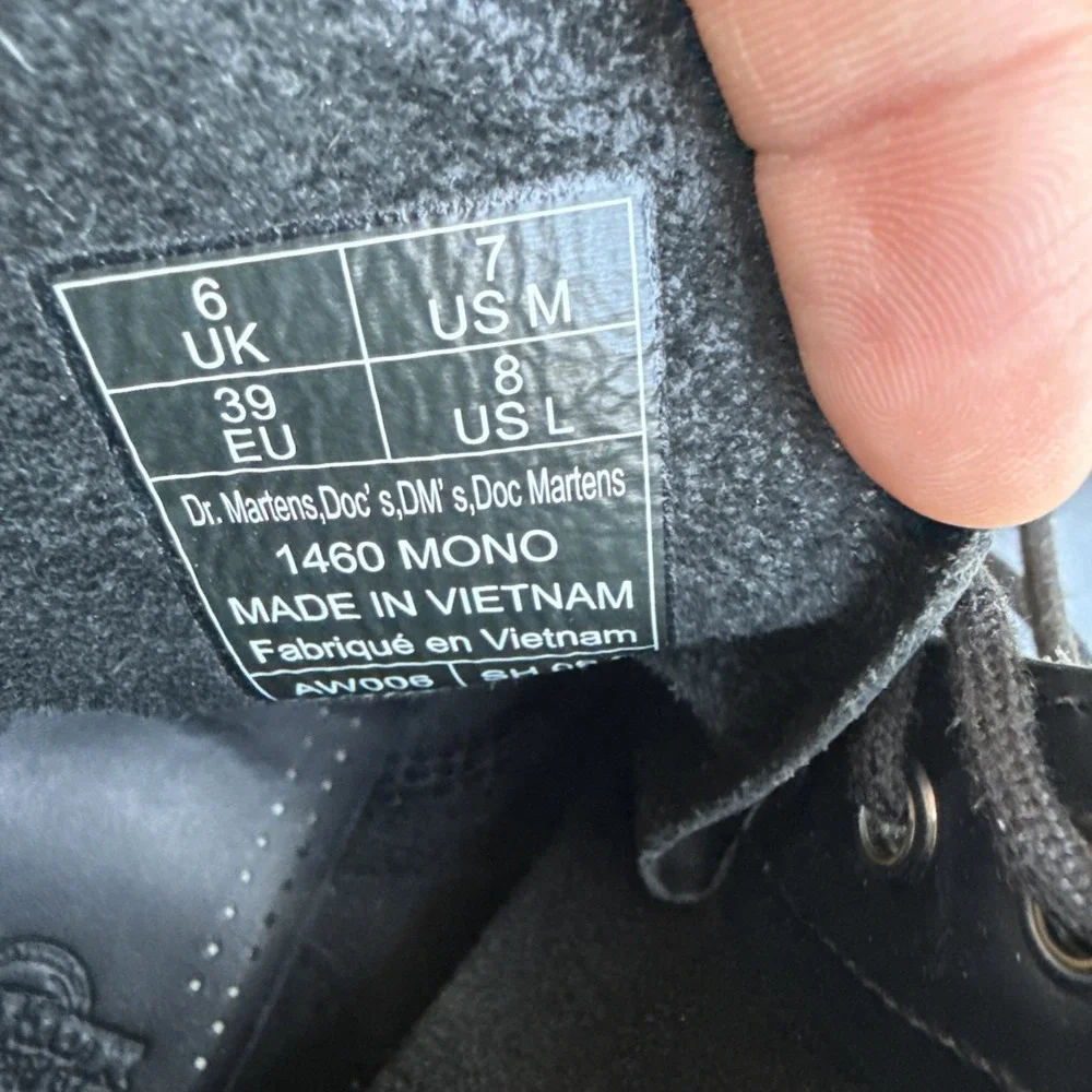 Dr. Martens has scratches