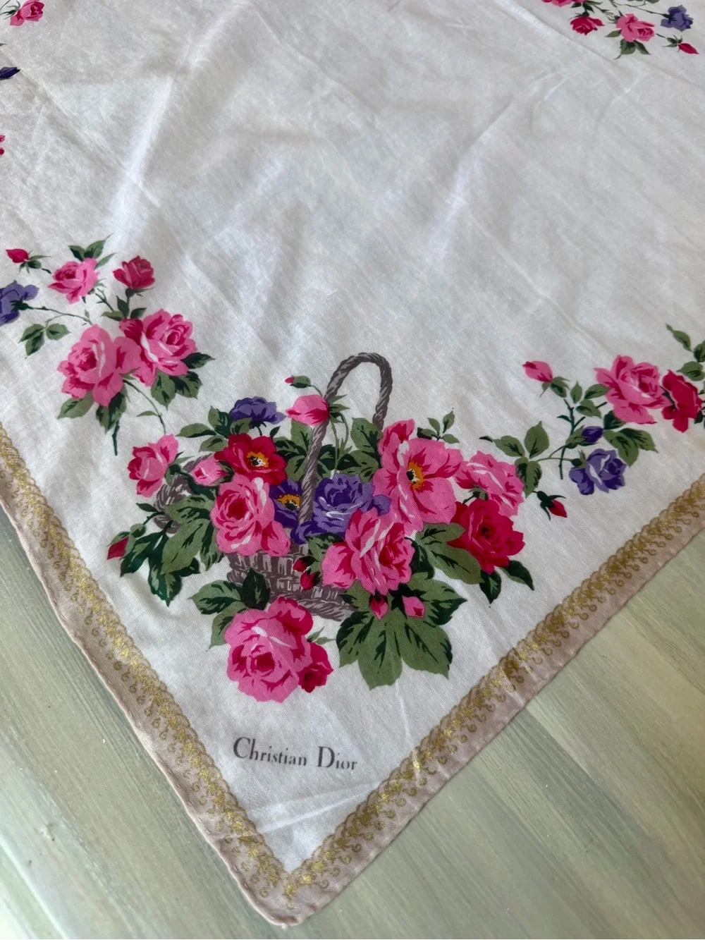 Dior pink floral