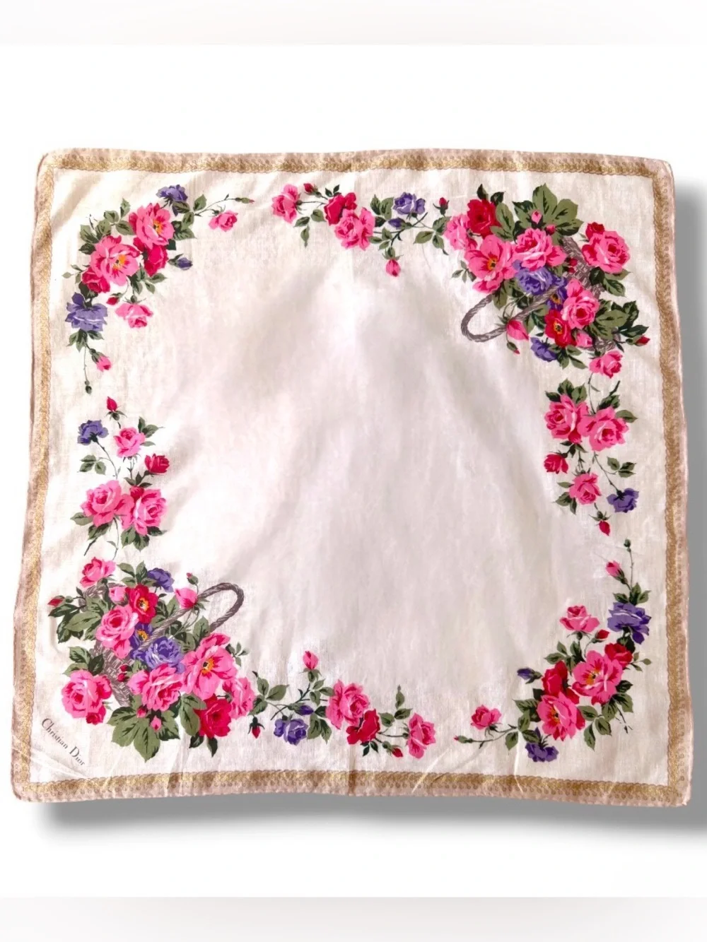 Dior pink floral