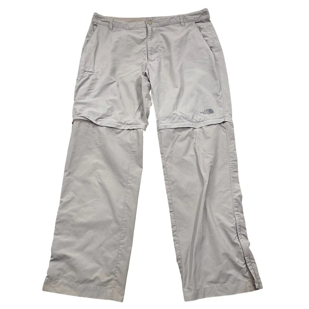 The‎ North Face Horizon 2.0 Pants Convertible Hiking Cargo Tan Mens 38 Reg *READ