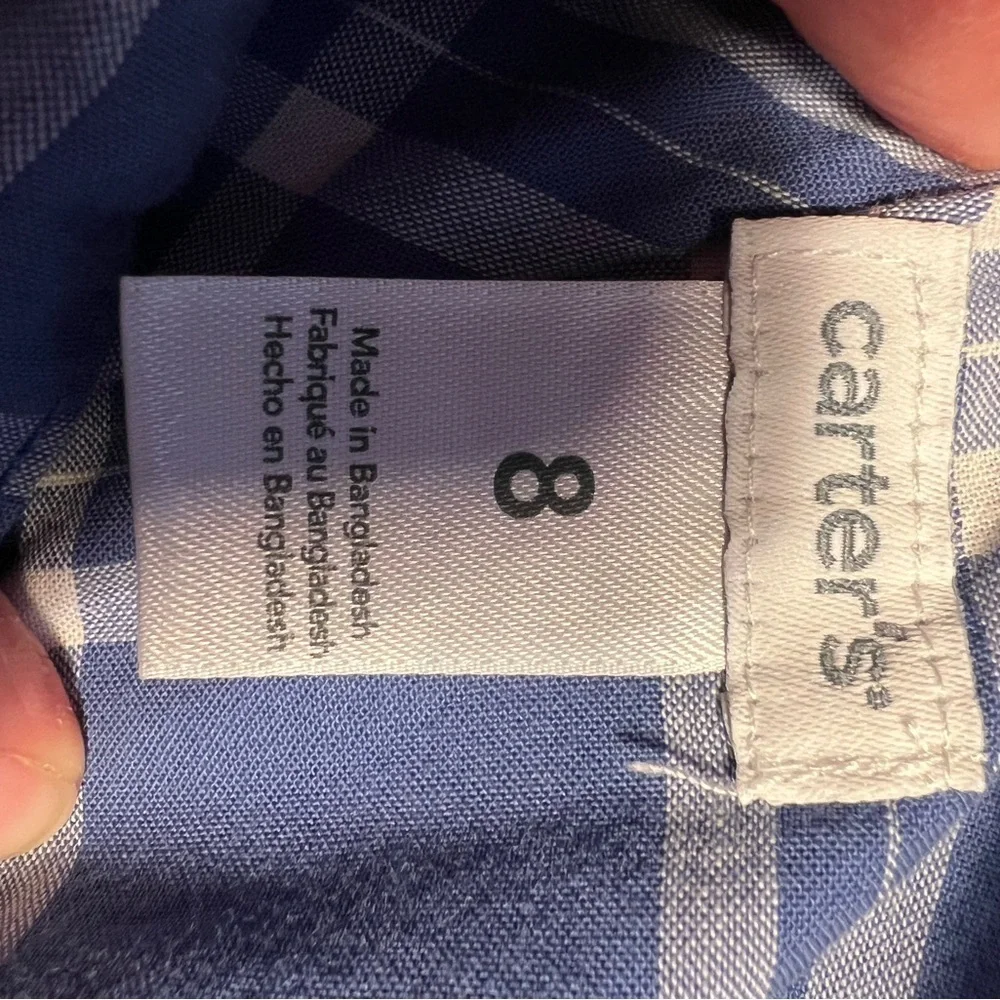 Carters boys button