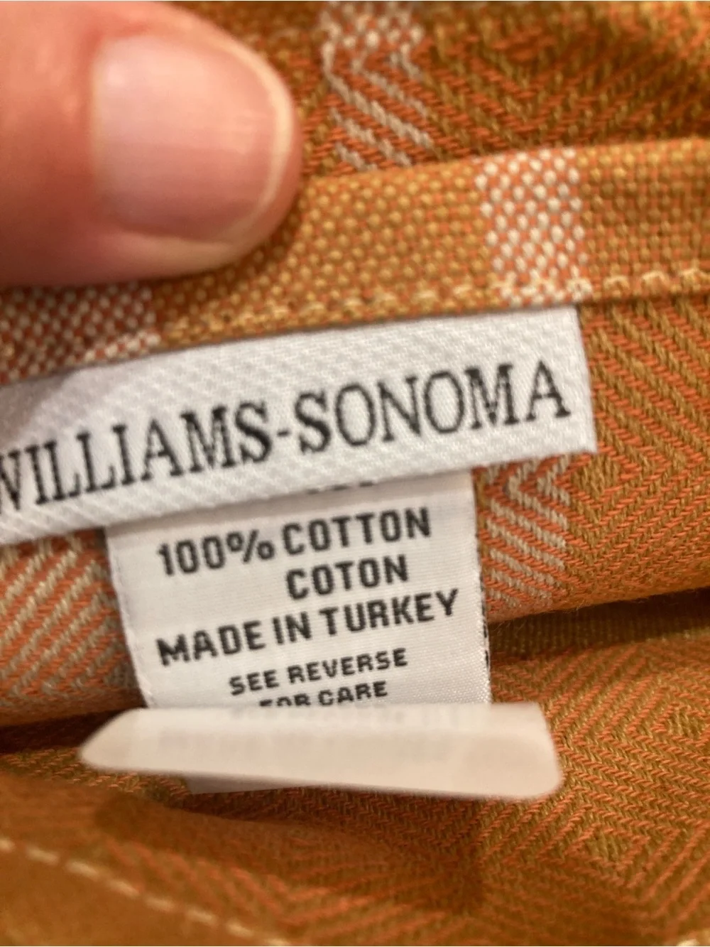 Williams Sonoma soft cotton