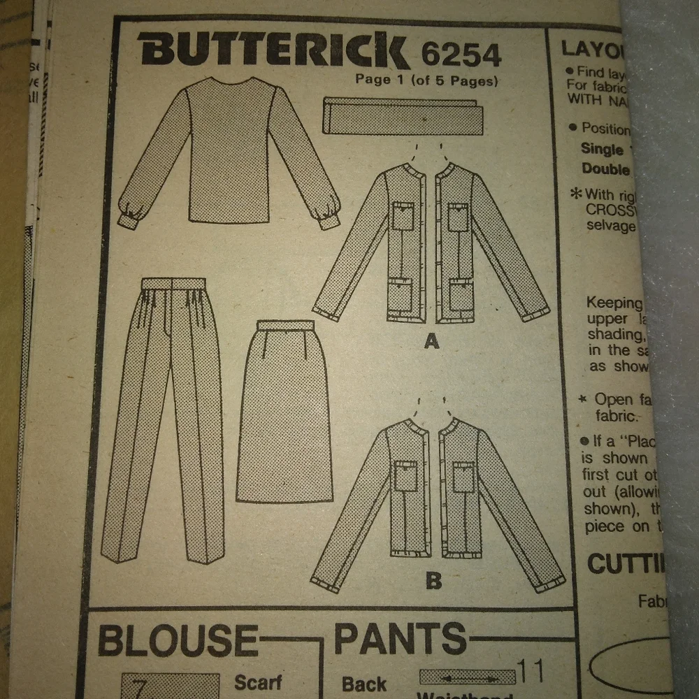 Butterick 6254 sz