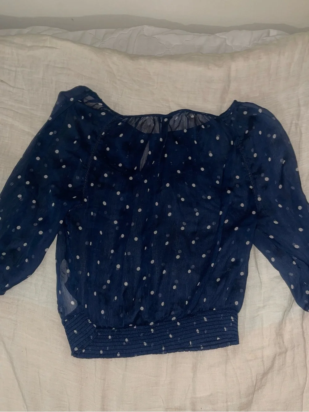 Abercrombie & Fitch sheer navy