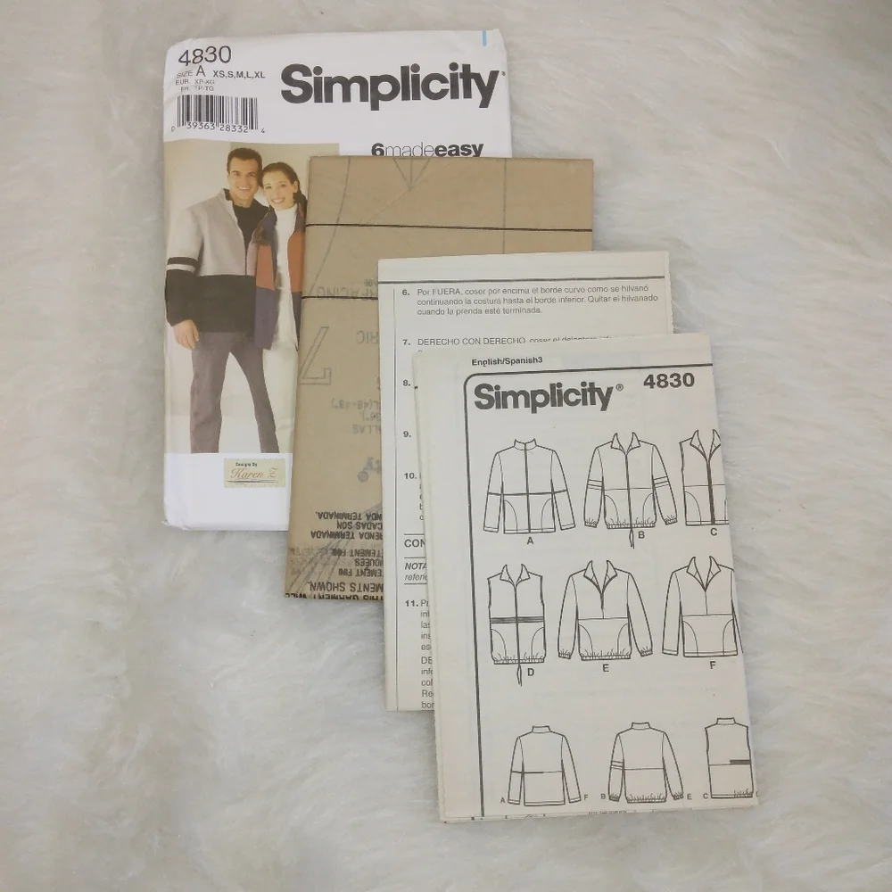 Simplicity pattern sewing easy