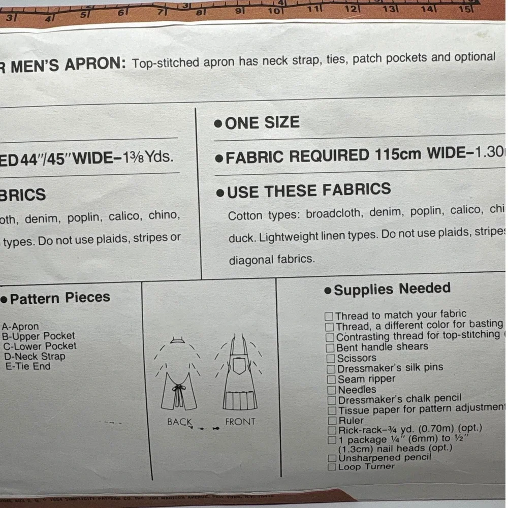 Simplicity 1984 6515