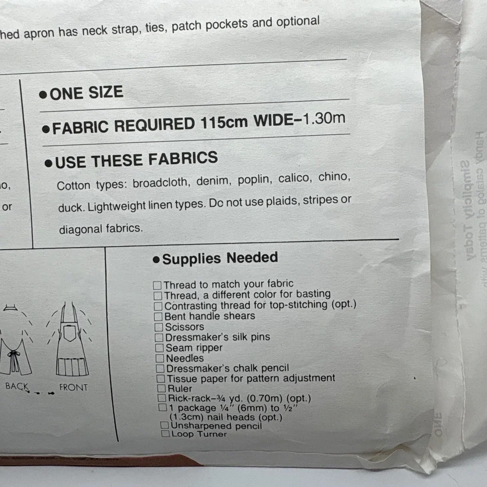 Simplicity 1984 6515