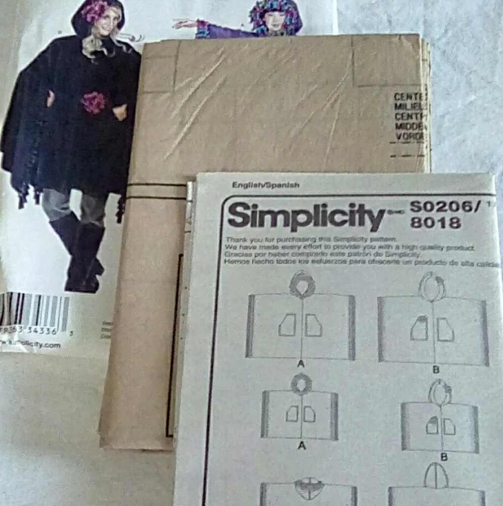 Simplicity sewing pattern