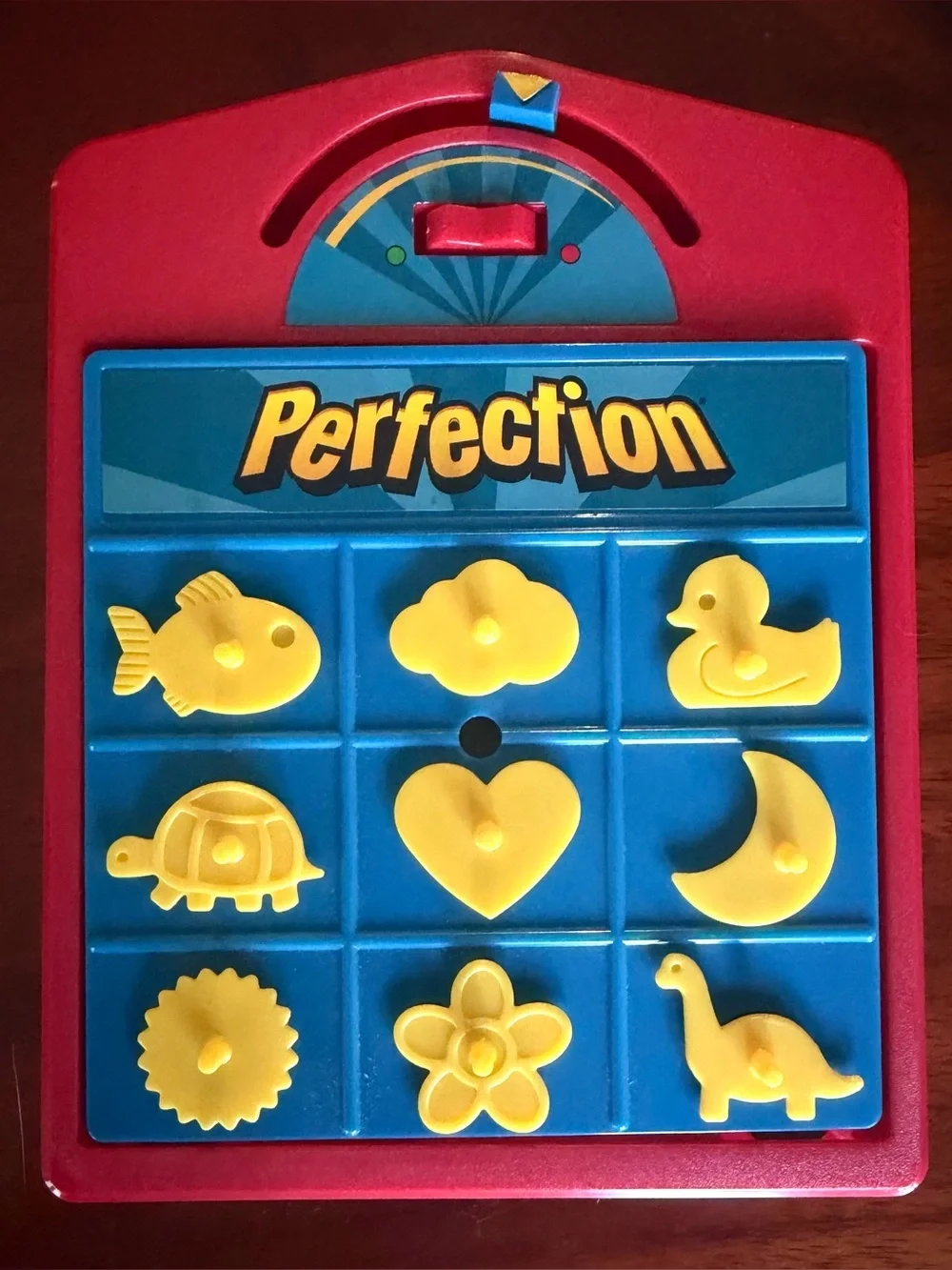 2013 Perfection Travel Game 100% Complete Fun On The Run Milton Bradley