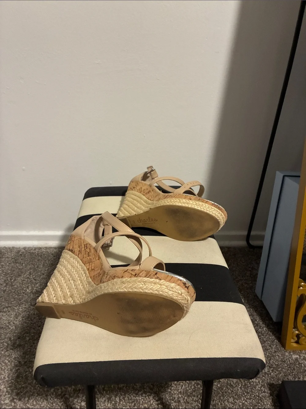 Charles By Charles David strappy beige
