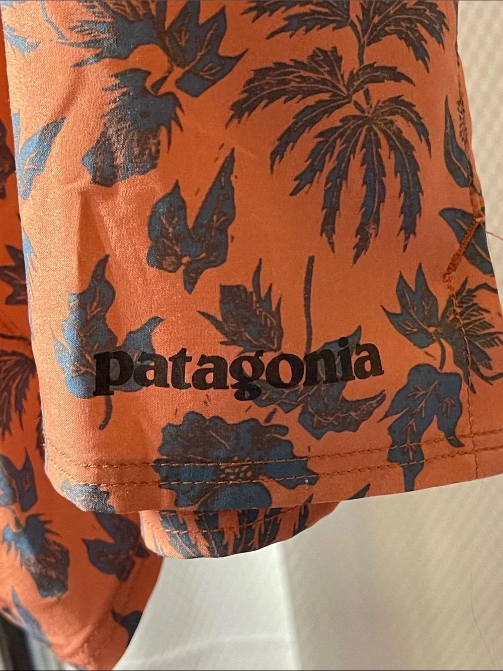Patagonia orange floral