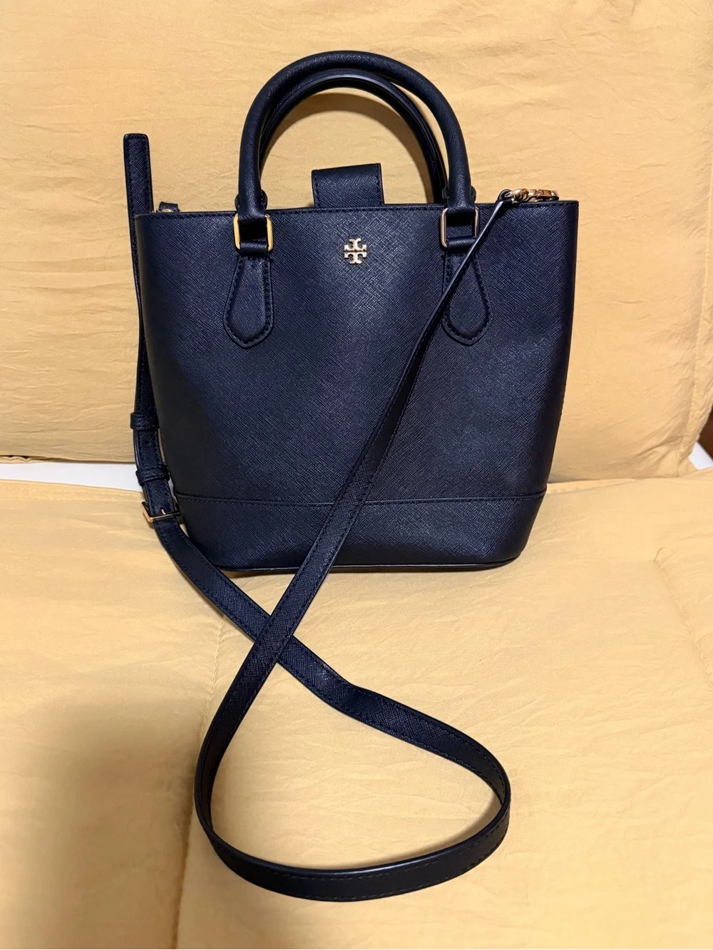 Tory Burch structured saffiano