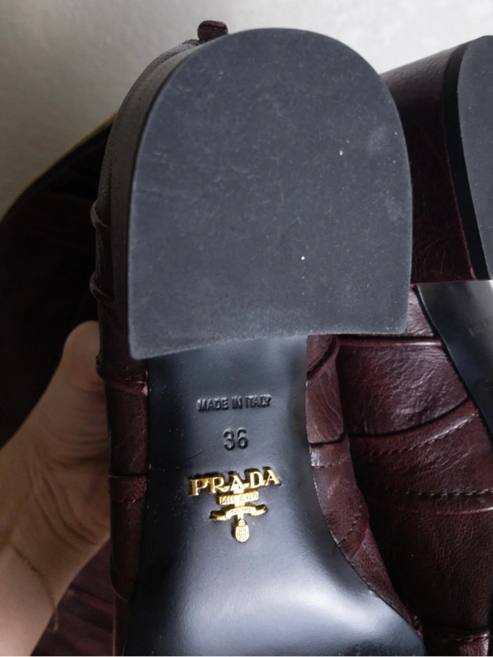 Prada buckle over