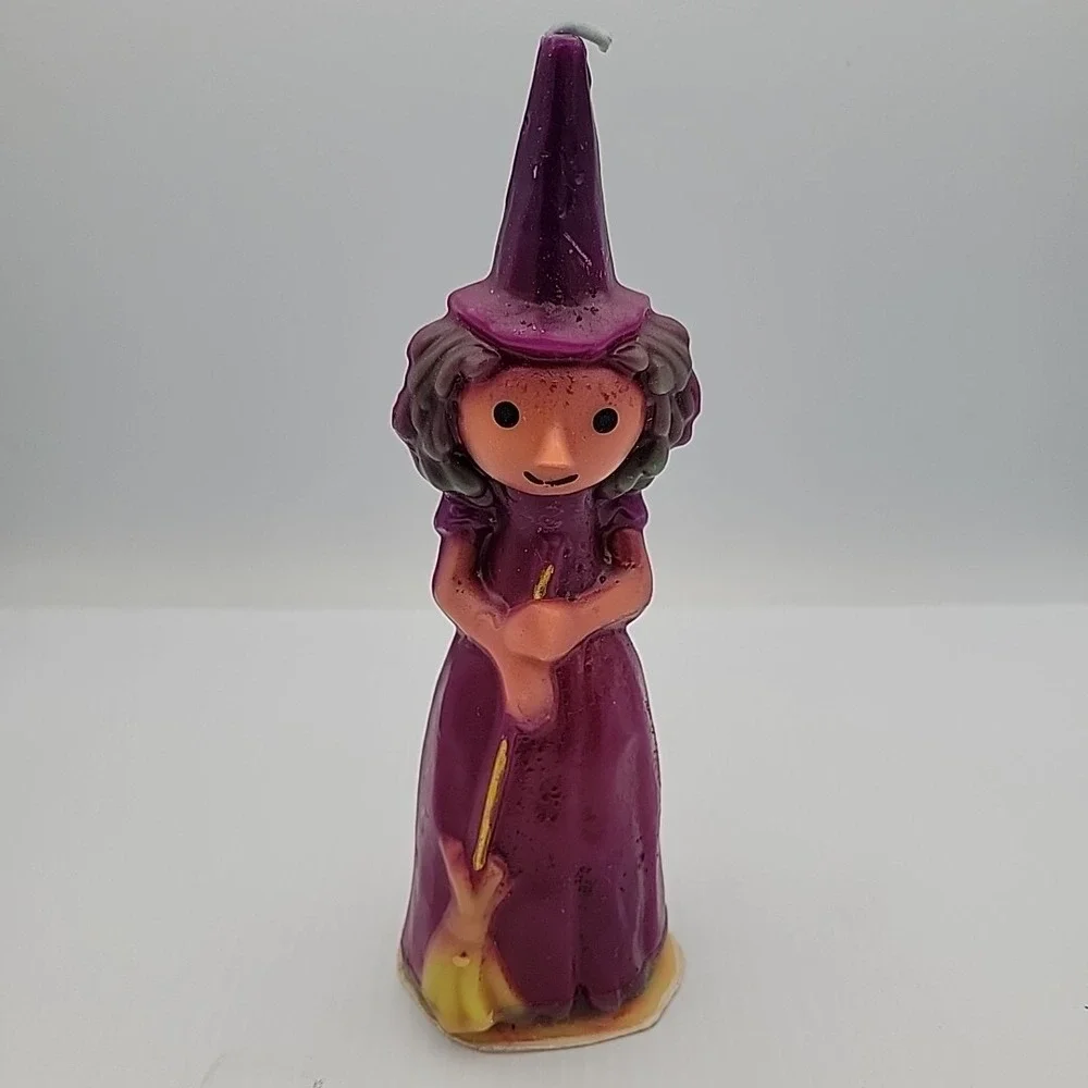 Vintage Halloween‎ 7.5 Inch Gurley / Suni Witch Candle