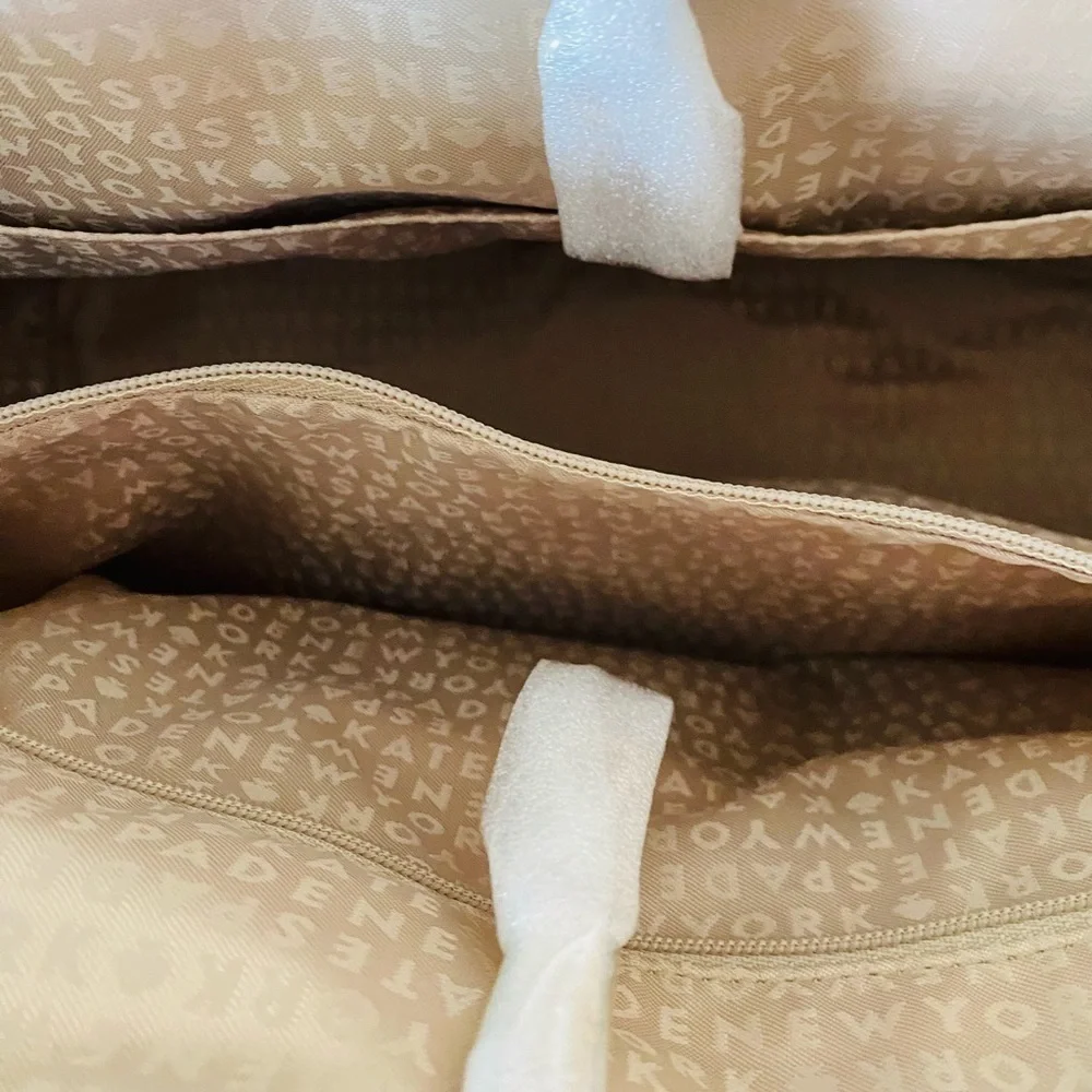 kate spade coated linen