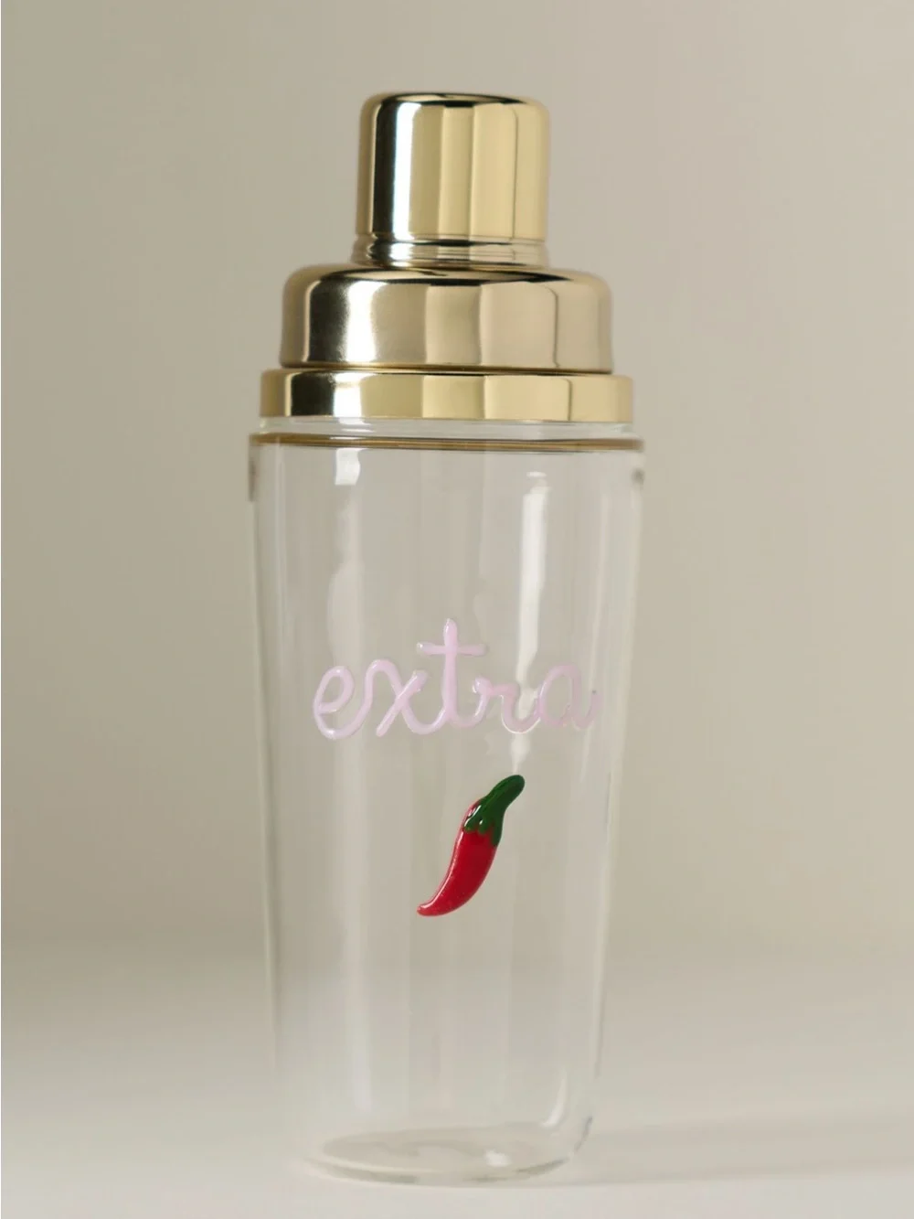 NWT Anthropologie Love Notes Cocktail Shaker in Extra Spicy