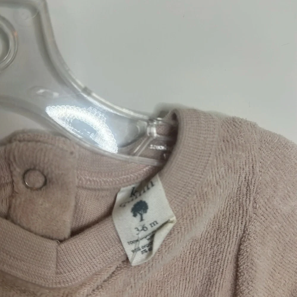 Kate Quinn Terry romper dress in Beige size 3-6M EUC