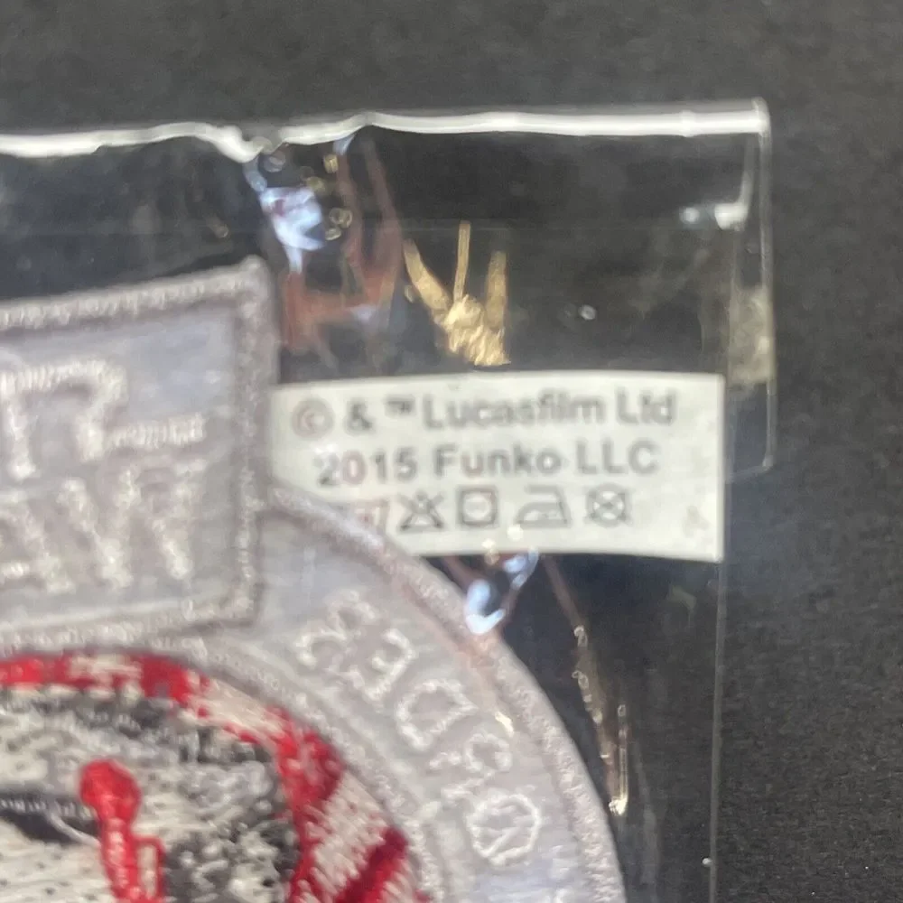 Star Wars First Order Patch  Smuggler's‎ Bounty Tie Fighter Pilot Iron On Funko