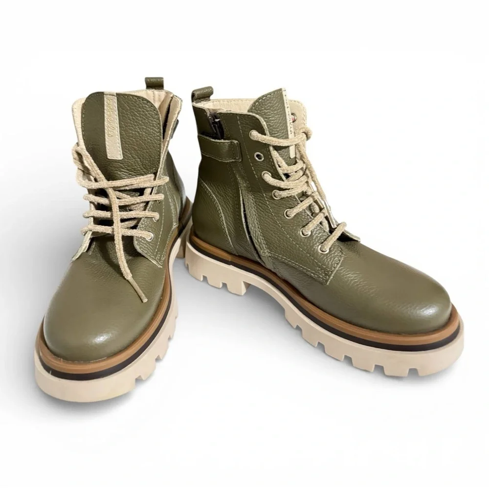 Beberlis olive leather