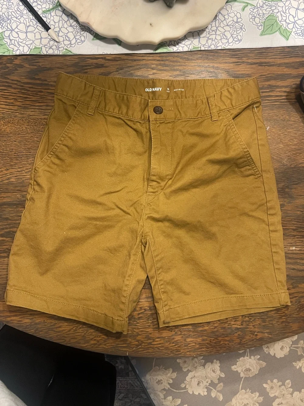 Old Navy Boys' Mustard Chino Shorts