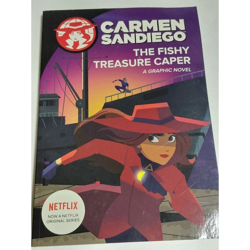 Carmen Sandiego The Fishy Treasure Caper Graphic Novel 2019 Netflix Paperback