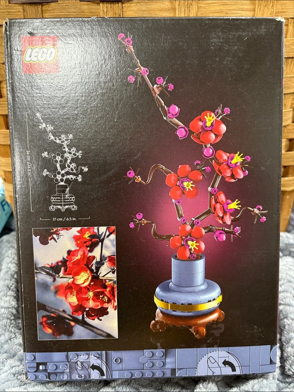 Lego buildable plum