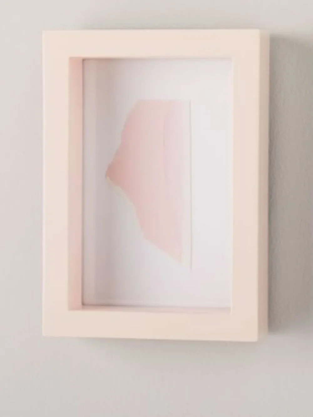 West Elm Modern Lacquer Frame Rose Pink for 4x6 photo