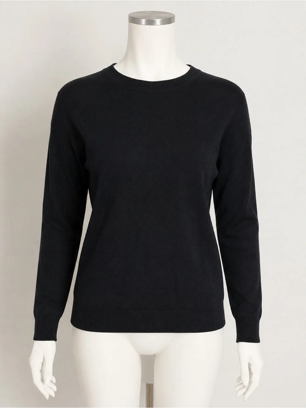Banana Republic Men’s Silk Cashmere Black Crewneck Sweater XL NWT