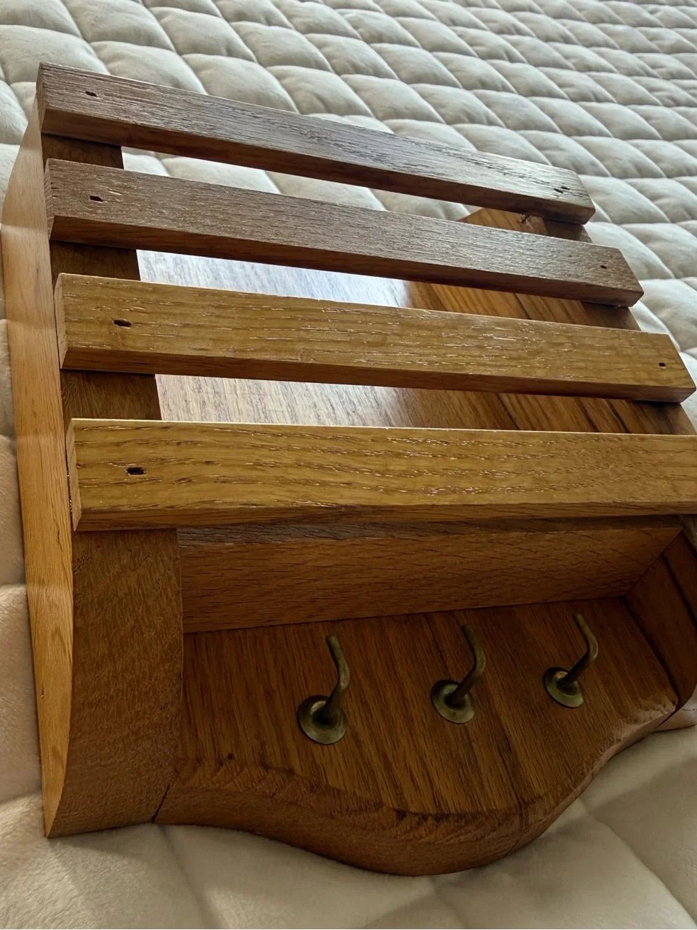 Homemade vintage wooden