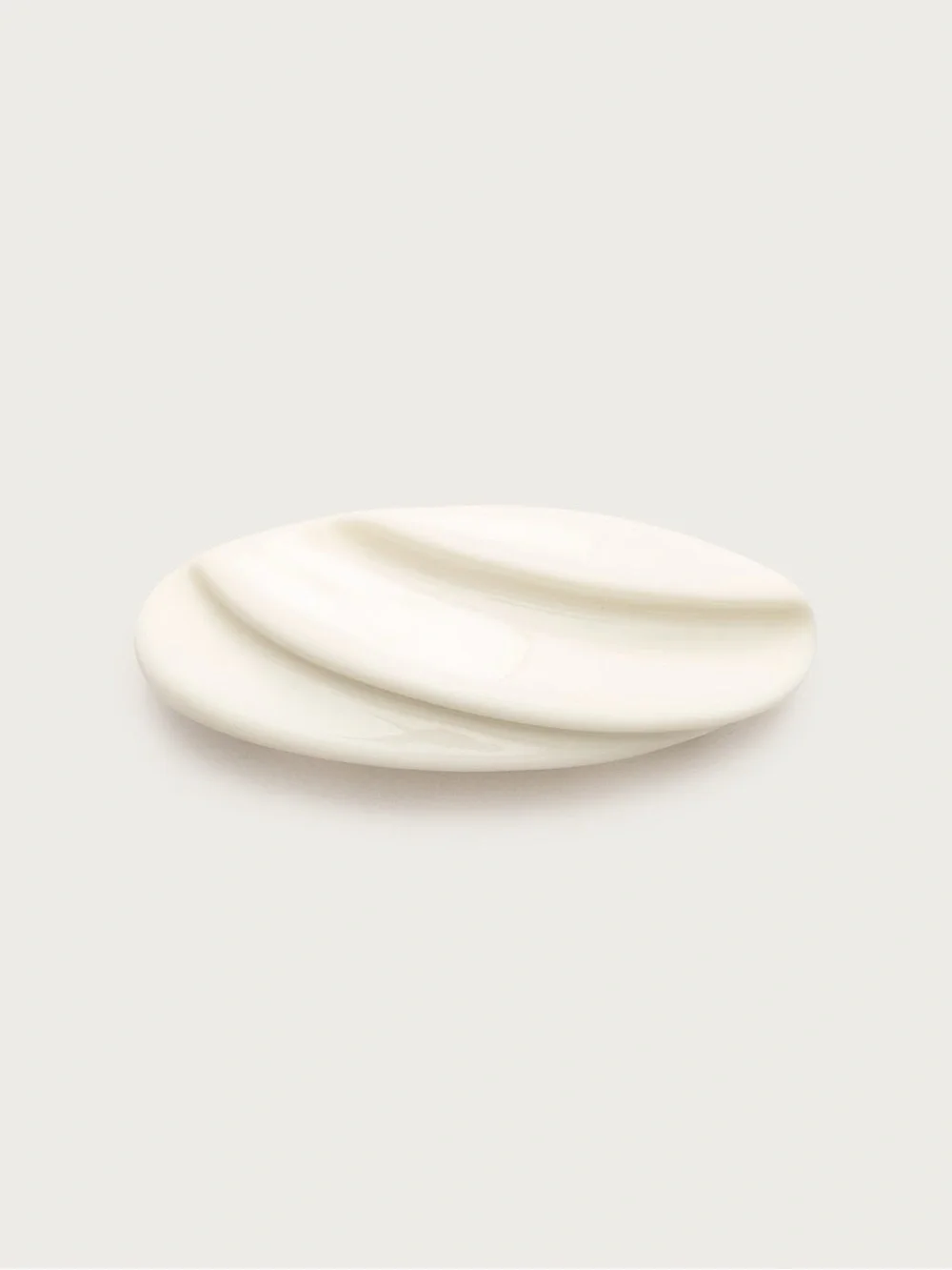 J. Crew Ivory-Colored Textured Oval Hair Clip NWT and bag