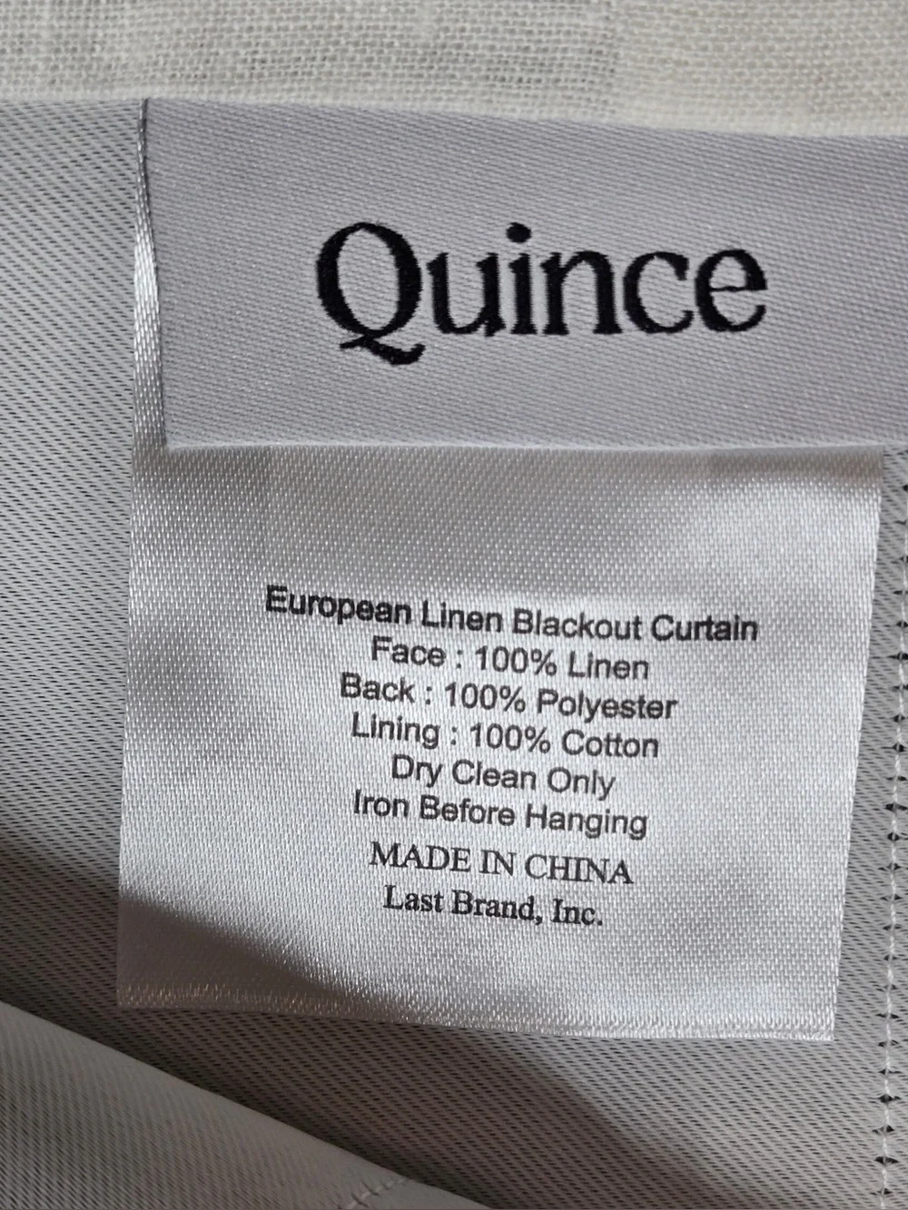 Quince includes 48x96