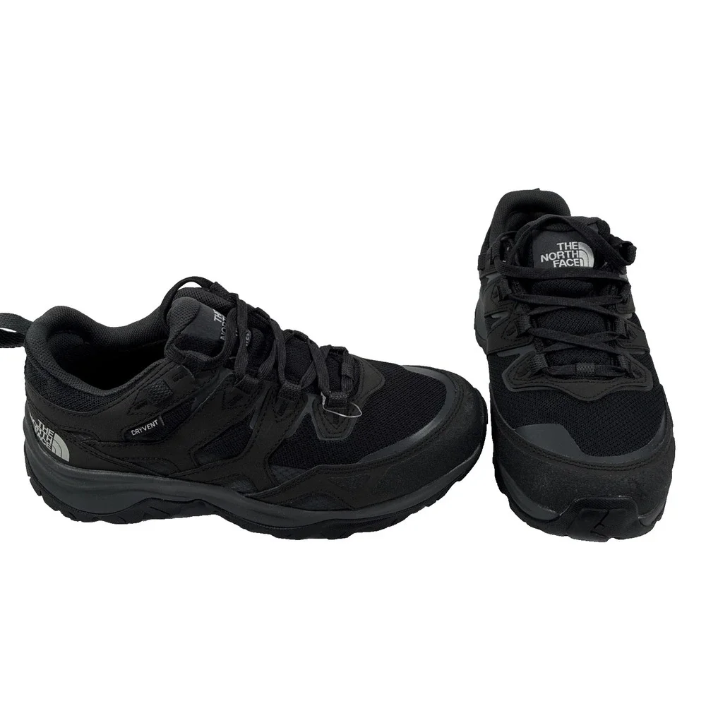 New The North Face Hedgehog Mens Size 7.5 Black Hiking Sneaker Shoe NWOB
