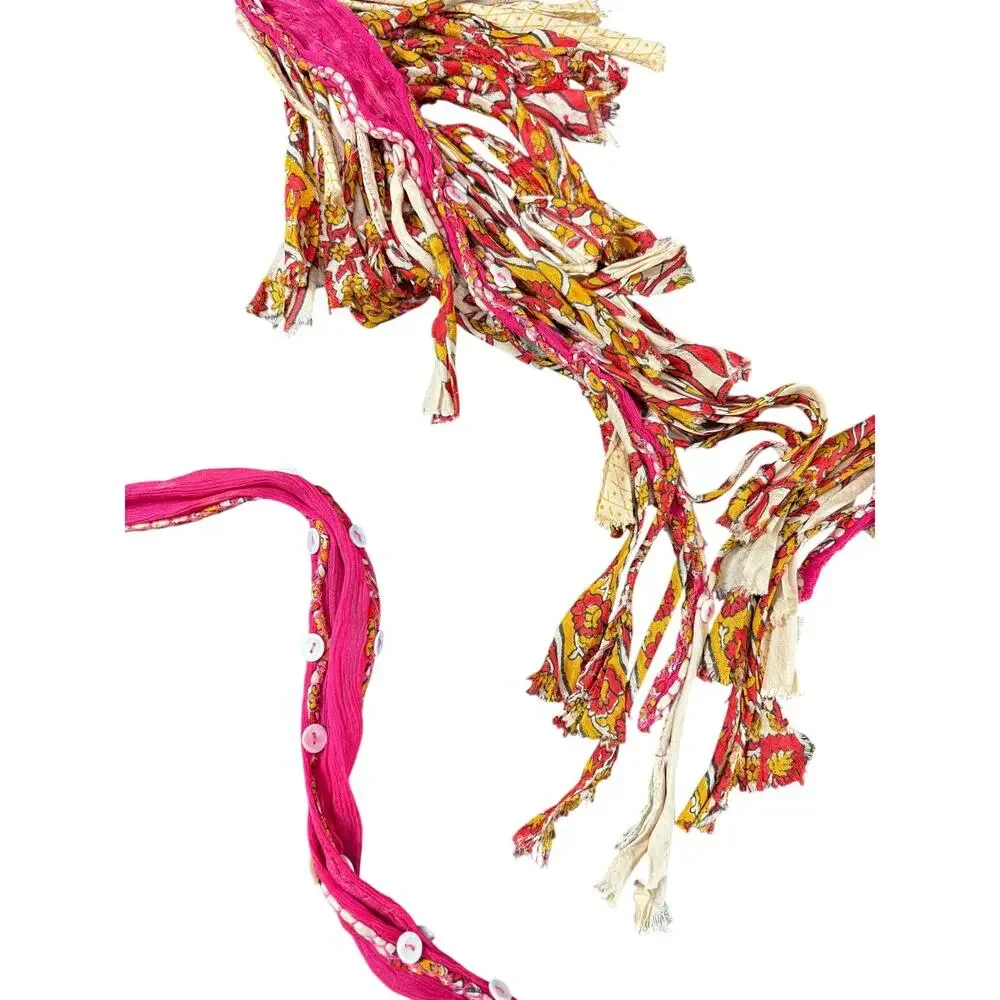 Vintage boho pink