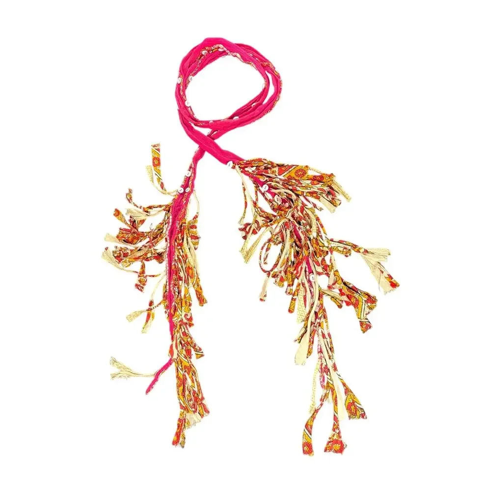 Vintage boho pink