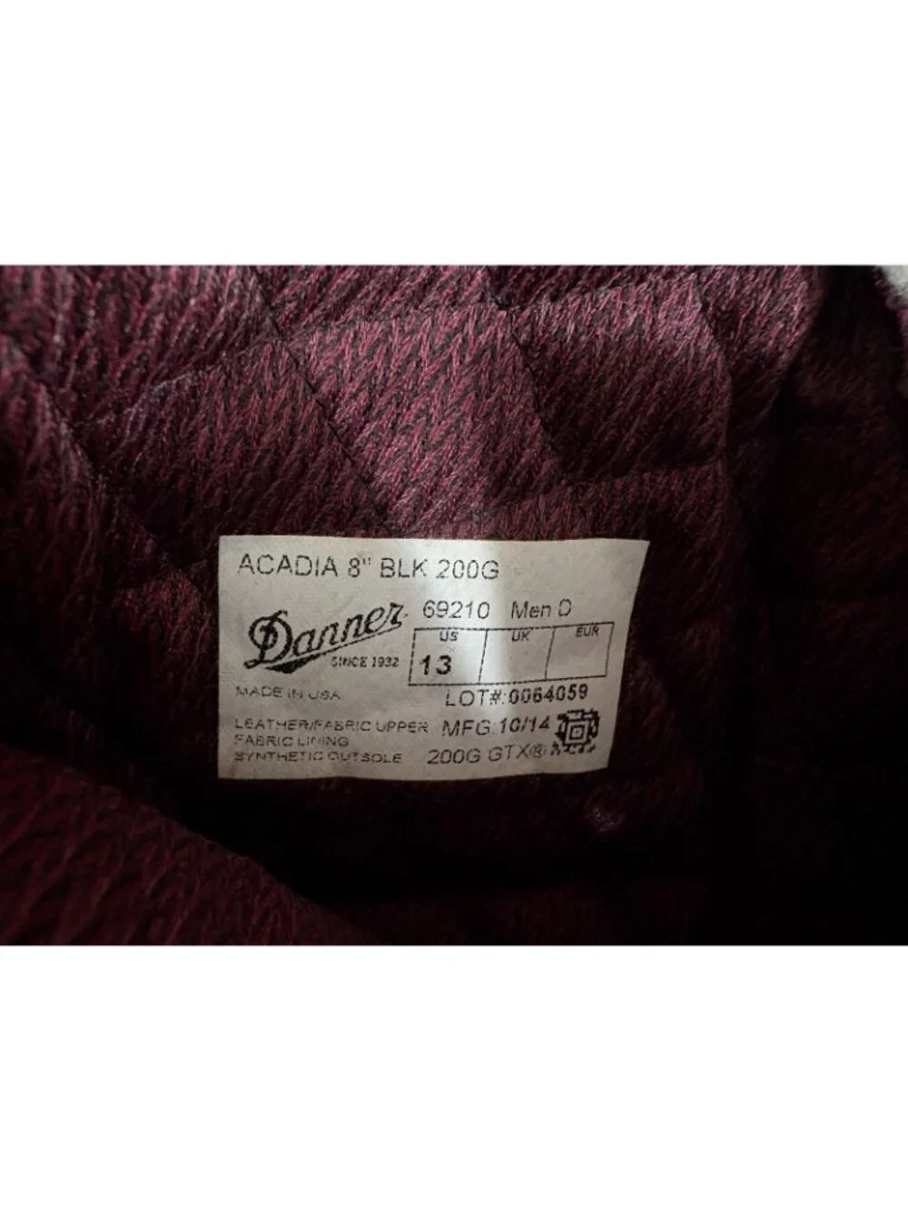 Danner acadia 69210